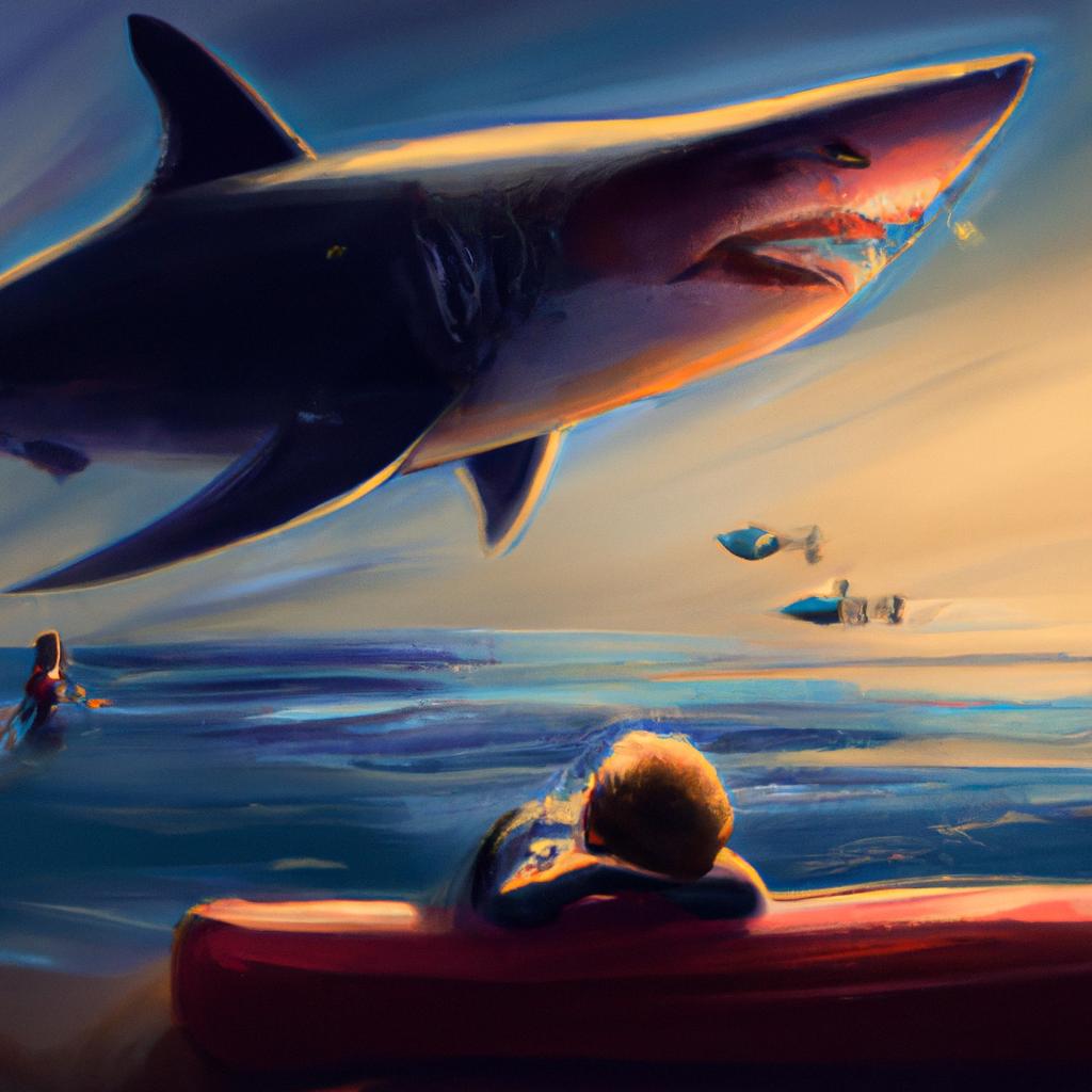 Imagem de capa do post Descubra o que Significa Sonhar com Tubarão! com um desenho digital