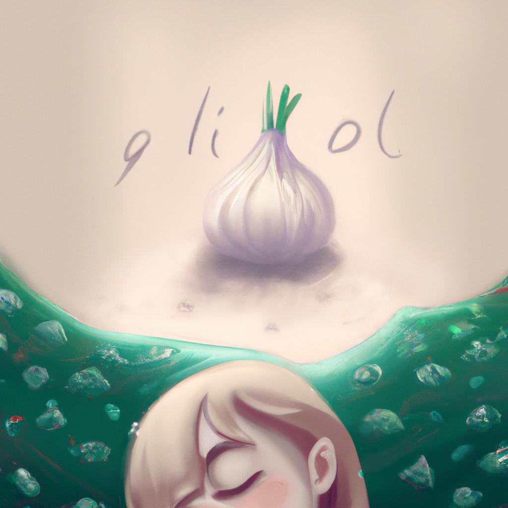 Imagem de capa do post "Descubra o Significado de Sonhar com Alho: as Surpreendentes Origens!" com um desenho digital