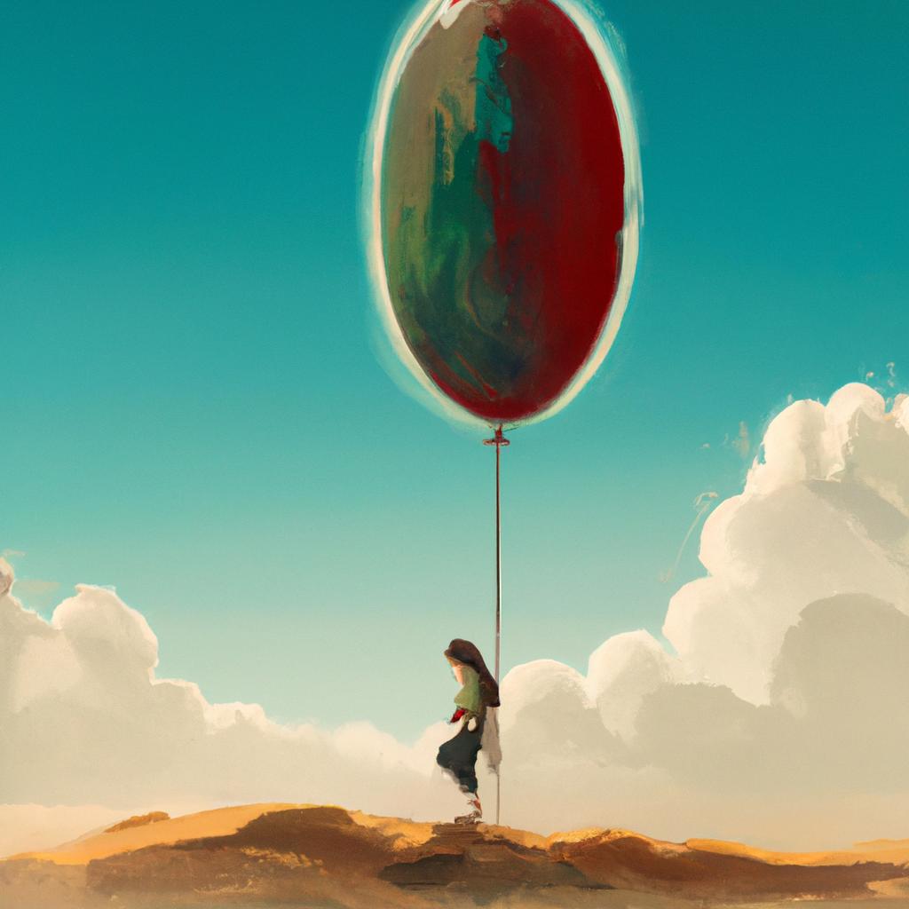 Imagem de capa do post "Descubra o Significado de Sonhar com Altura!" com um desenho digital