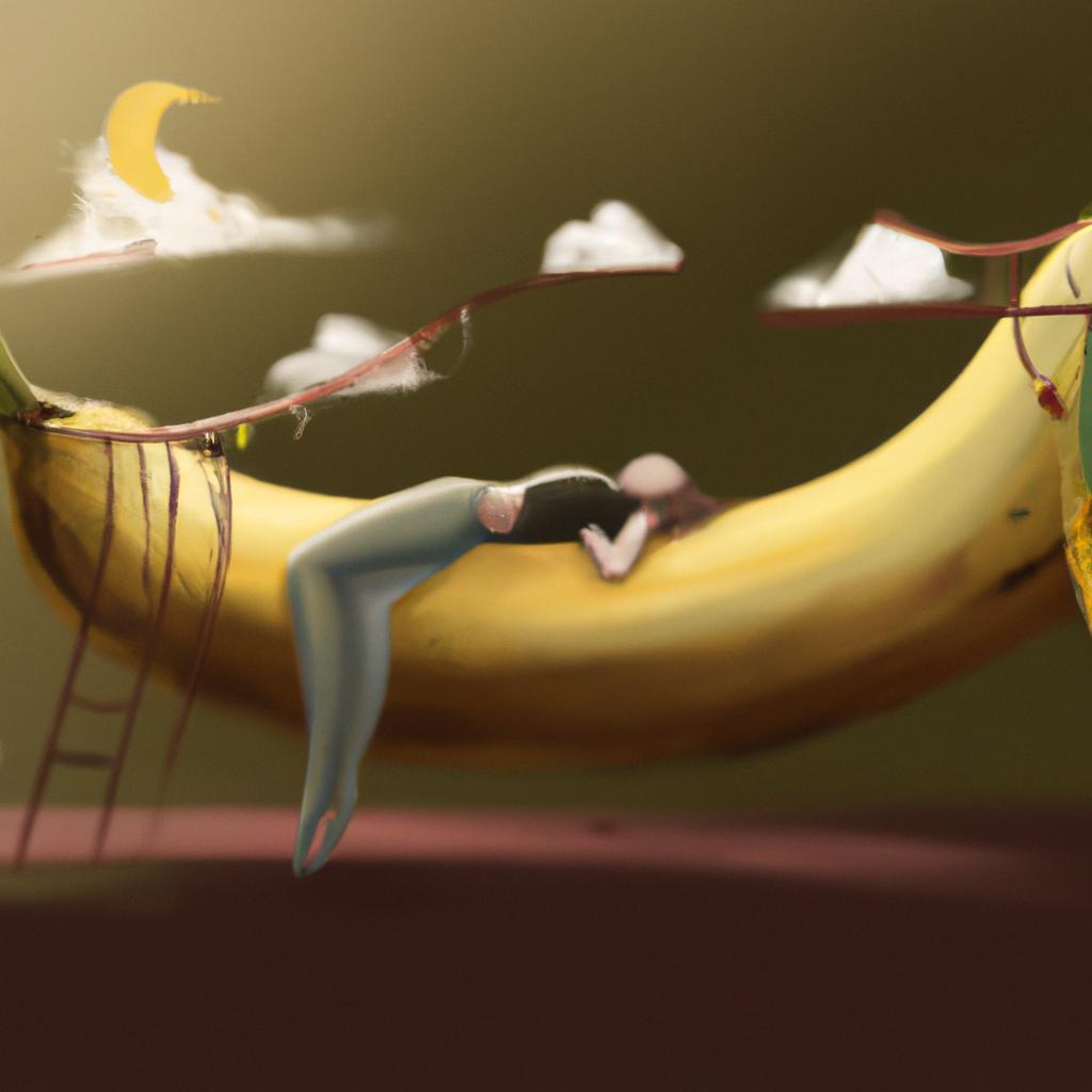 Imagem de capa do post "Descubra o Significado de Sonhar com Banana!" com um desenho digital