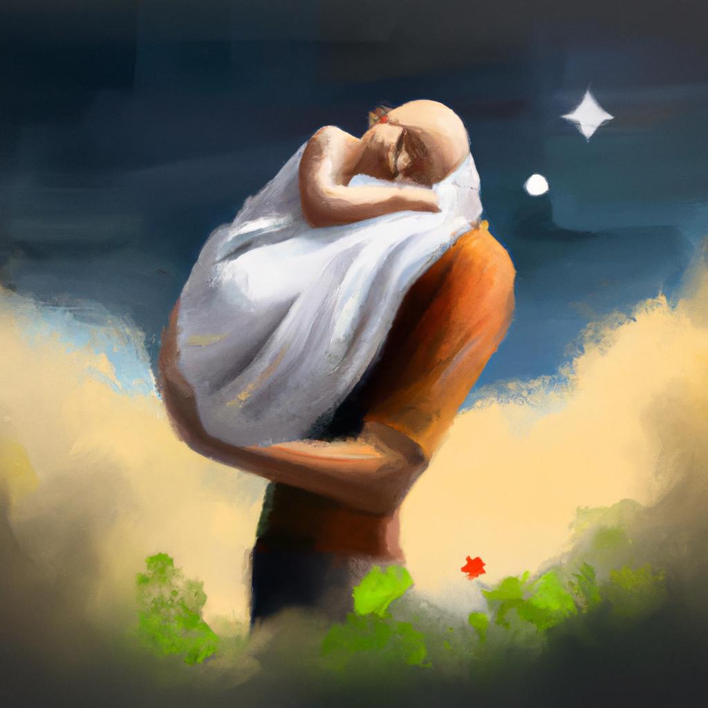 Imagem de capa do post "Seu Sonho Revela o Significado de Bebê Amamentando!" com um desenho digital