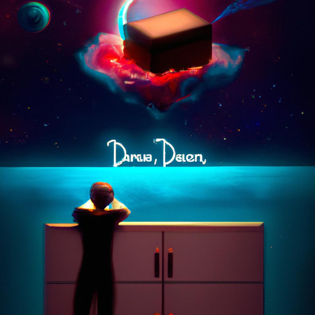 Imagem de capa do post "Descubra o Significado de Sonhar com Caixão Preto!" com um desenho digital