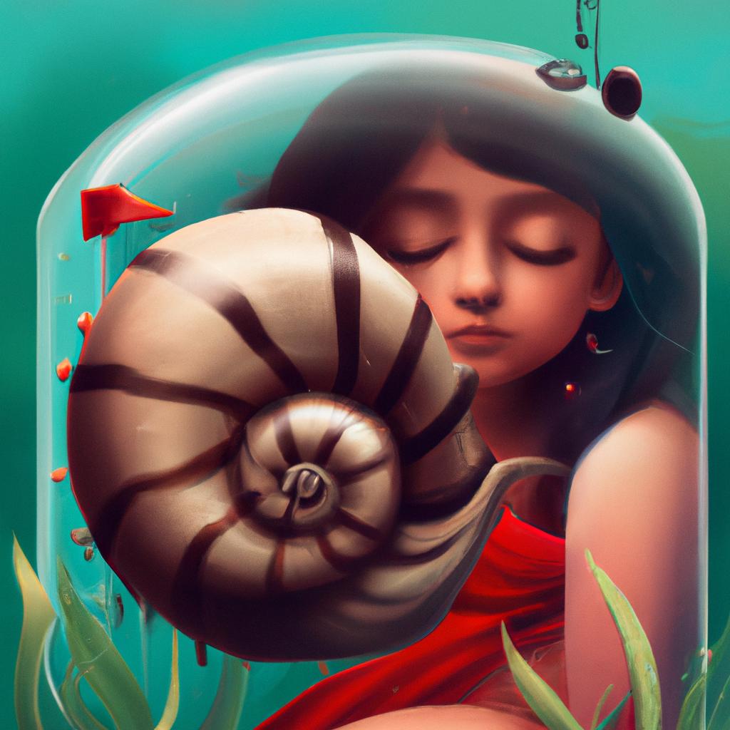 Imagem de capa do post Descubra o "Significado de Sonhar com Caramujo"! com um desenho digital