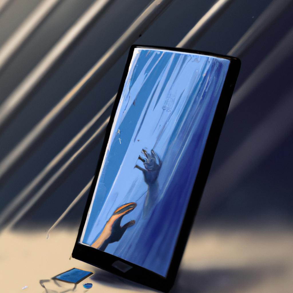 Imagem de capa do post "Descubra o Significado de Sonhar com Celular Quebrado!" com um desenho digital