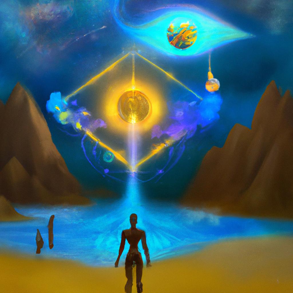 Imagem de capa do post "Descubra o Significado de Sonhar com Centro de Macumba!" com um desenho digital
