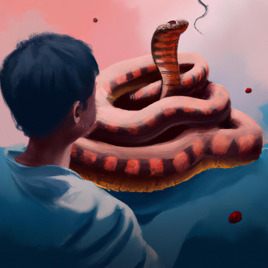 Descubra o Significado de Sonhar com Cobras Pequenas! 4 desenho digital com osignificado de sonhar com cobras pequenas