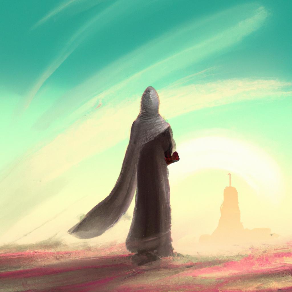 Imagem de capa do post "Descubra o Significado de Sonhar com Freira: Uma Revelação!" com um desenho digital