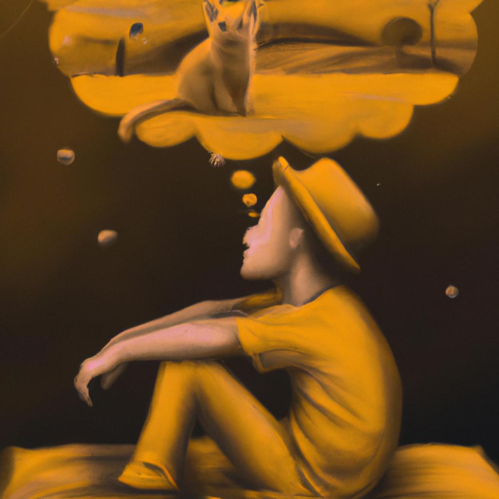 Imagem de capa do post Descubra o Significado de Sonhar com Gato Amarelo! com um desenho digital
