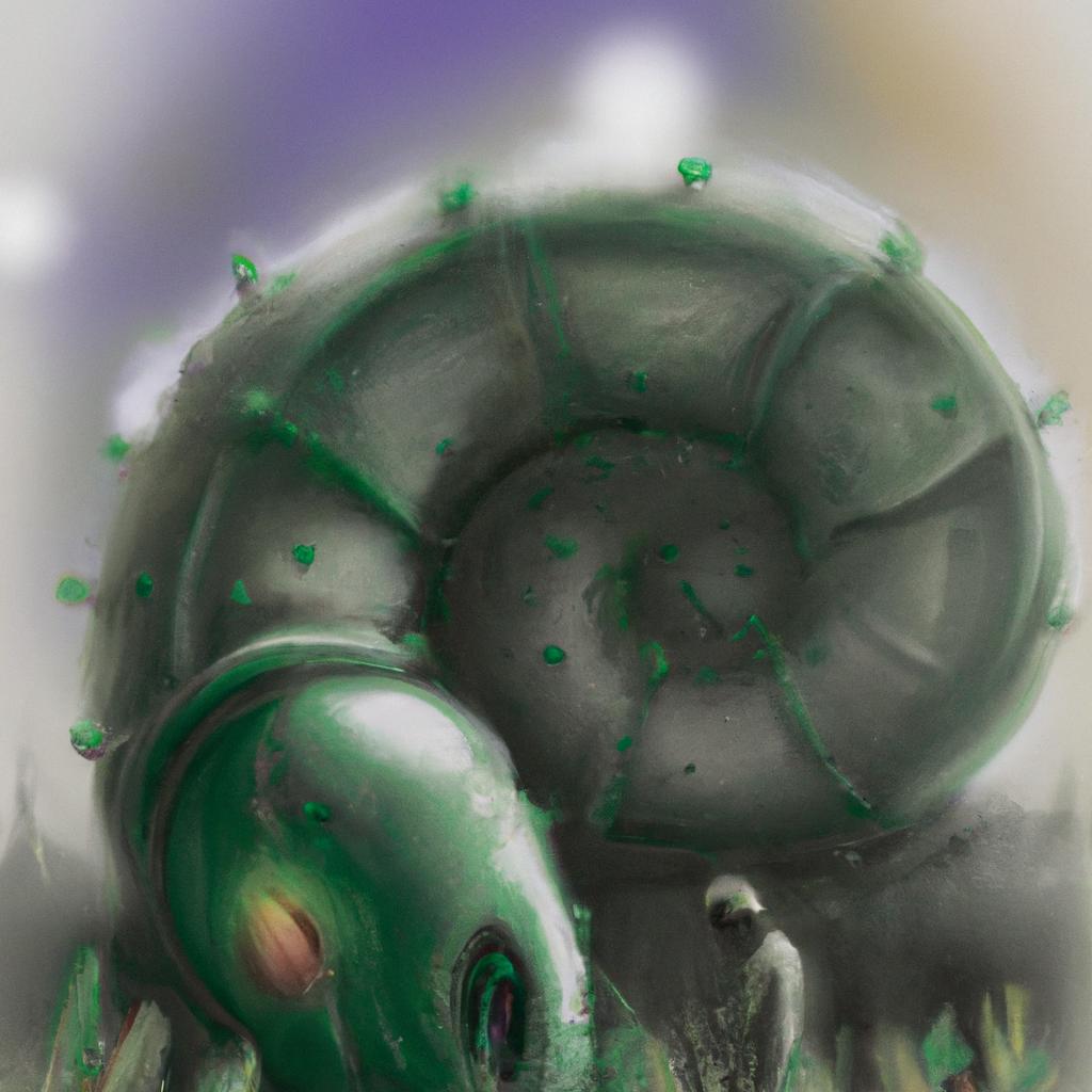 Imagem de capa do post "Descubra o Significado de Sonhar com Lagarta!" com um desenho digital