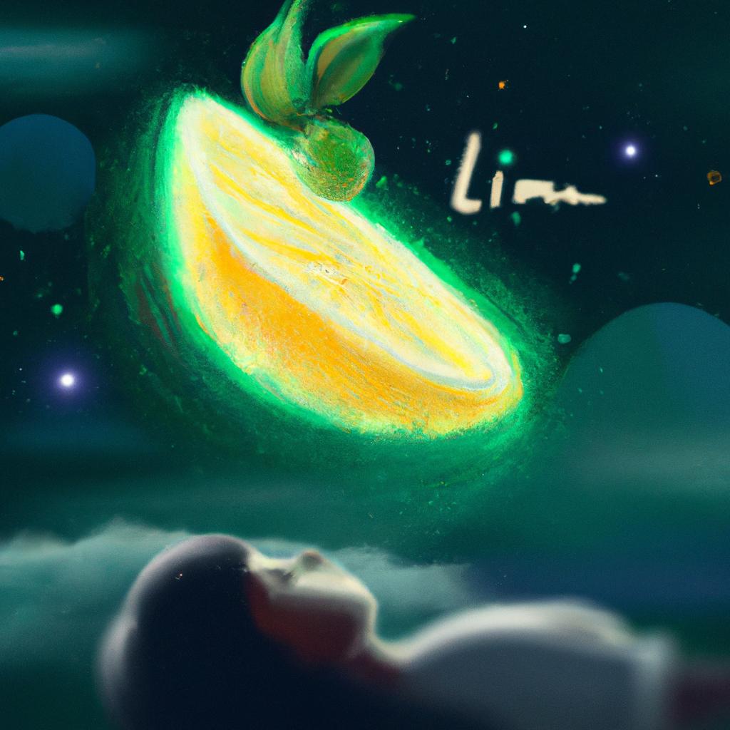 Imagem de capa do post "Descubra o Significado de Sonhar com Limão!" com um desenho digital