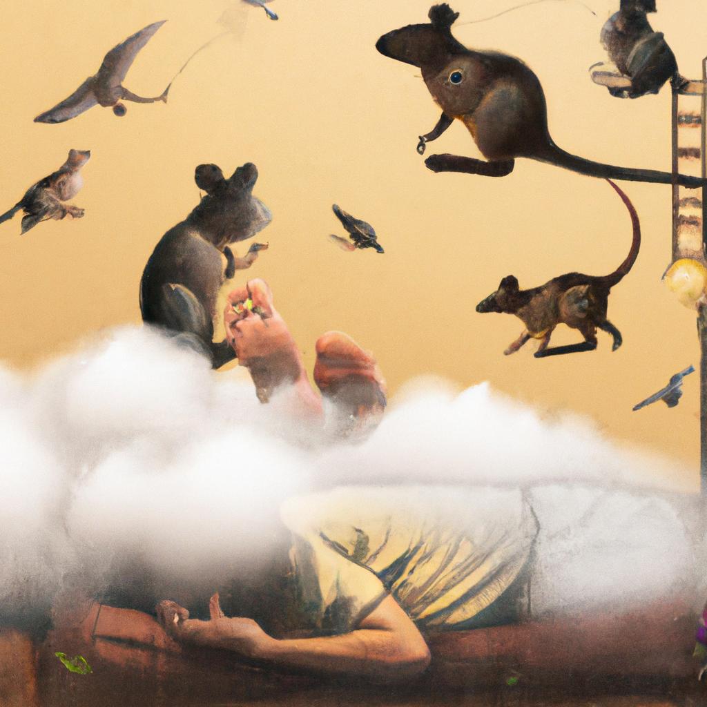Imagem de capa do post "Sonhar com Ratos: Descubra o Significado Oculto!" com um desenho digital