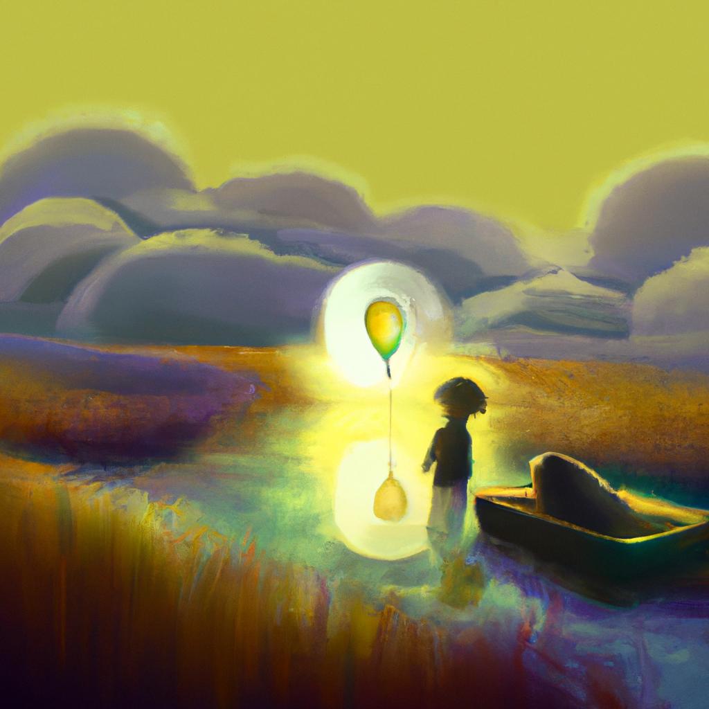 Imagem de capa do post "Descubra o Significado de Sonhar com RA!" com um desenho digital