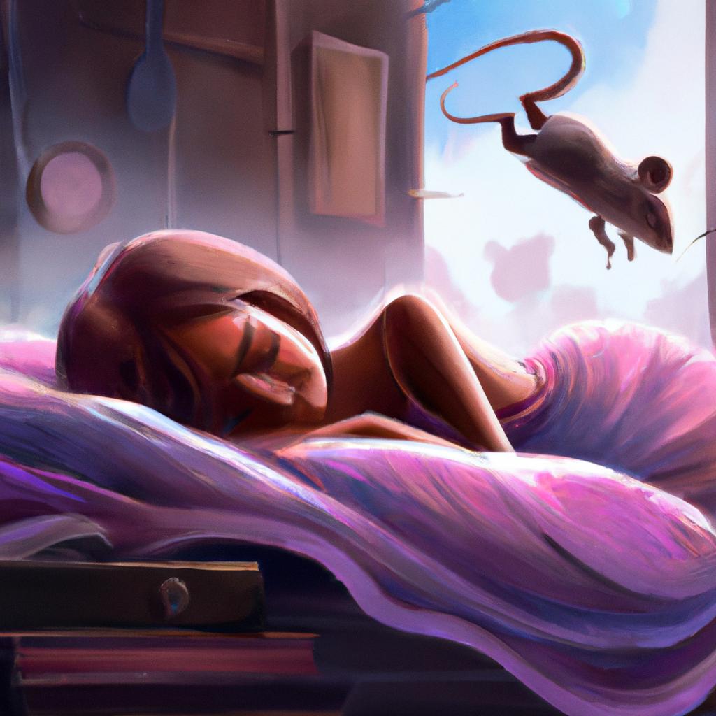 Imagem de capa do post "Descubra o Significado de Sonhar com Rato Marrom!" com um desenho digital