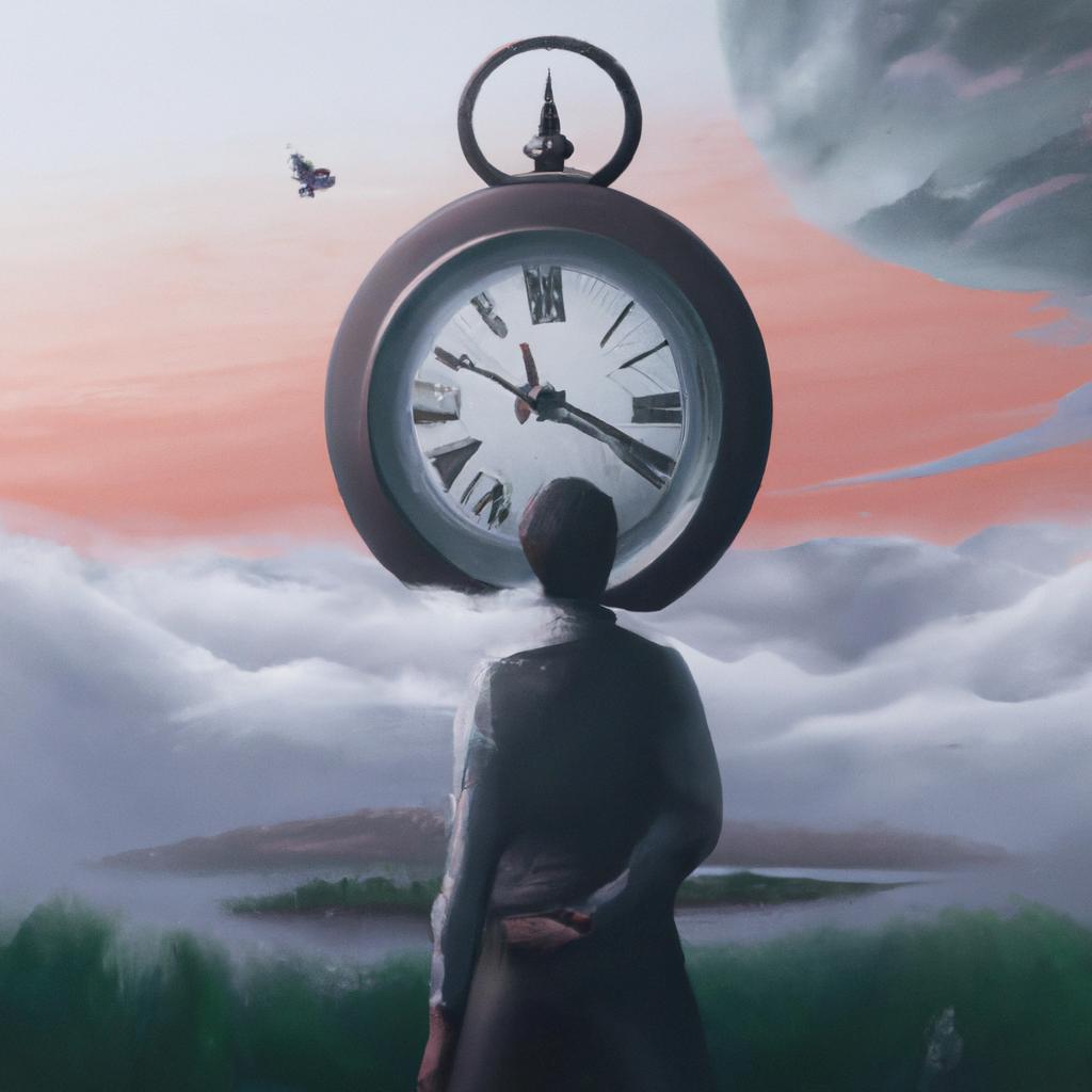 Imagem de capa do post "Descubra o Significado de Sonhar com Relógio: Surpreendentes Revelações!" com um desenho digital