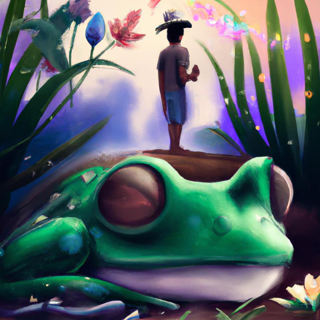Imagem de capa do post Descubra o Significado de Sonhar com Sapo: Uma Abordagem Inesperada com um desenho digital
