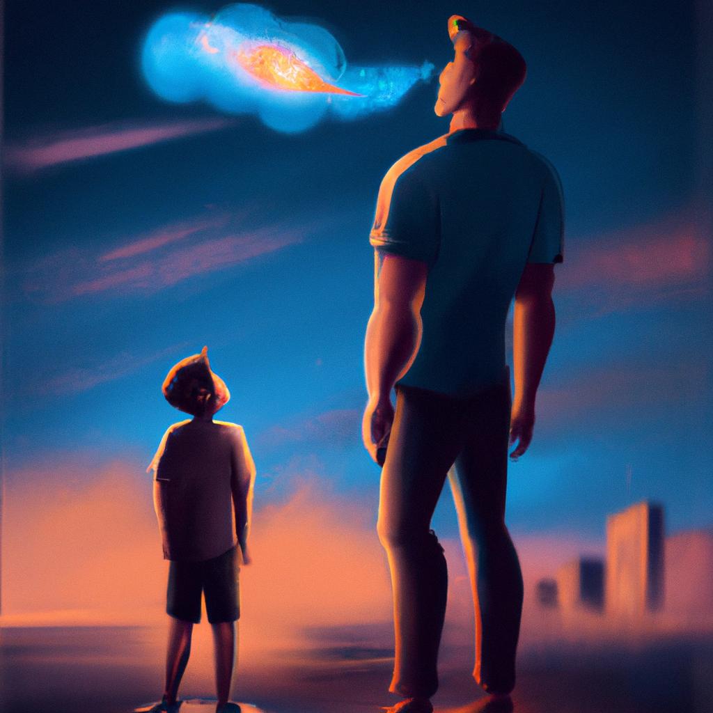 Imagem de capa do post "Descubra o Significado de Sonhar com Sobrinho!" com um desenho digital