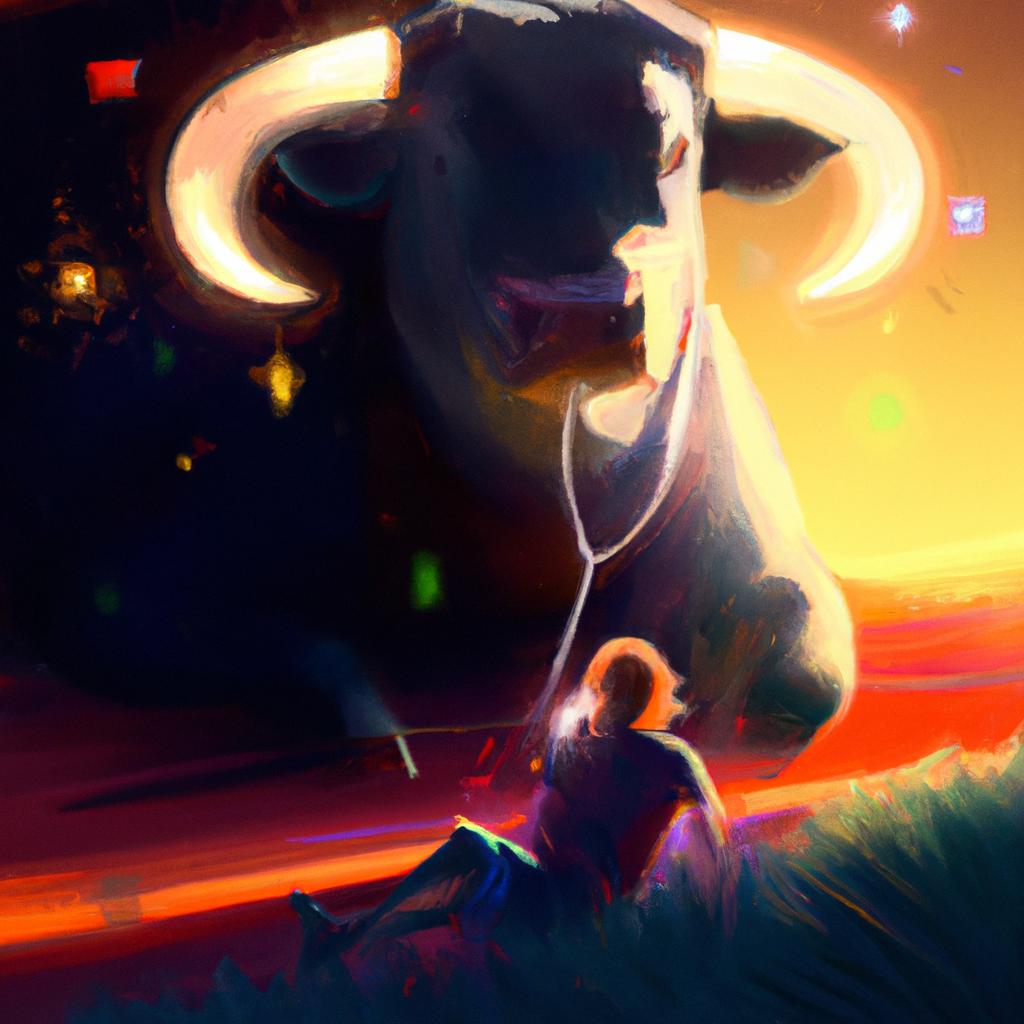 Imagem de capa do post Descubra o Surpreendente Significado de Sonhar com Touro com um desenho digital