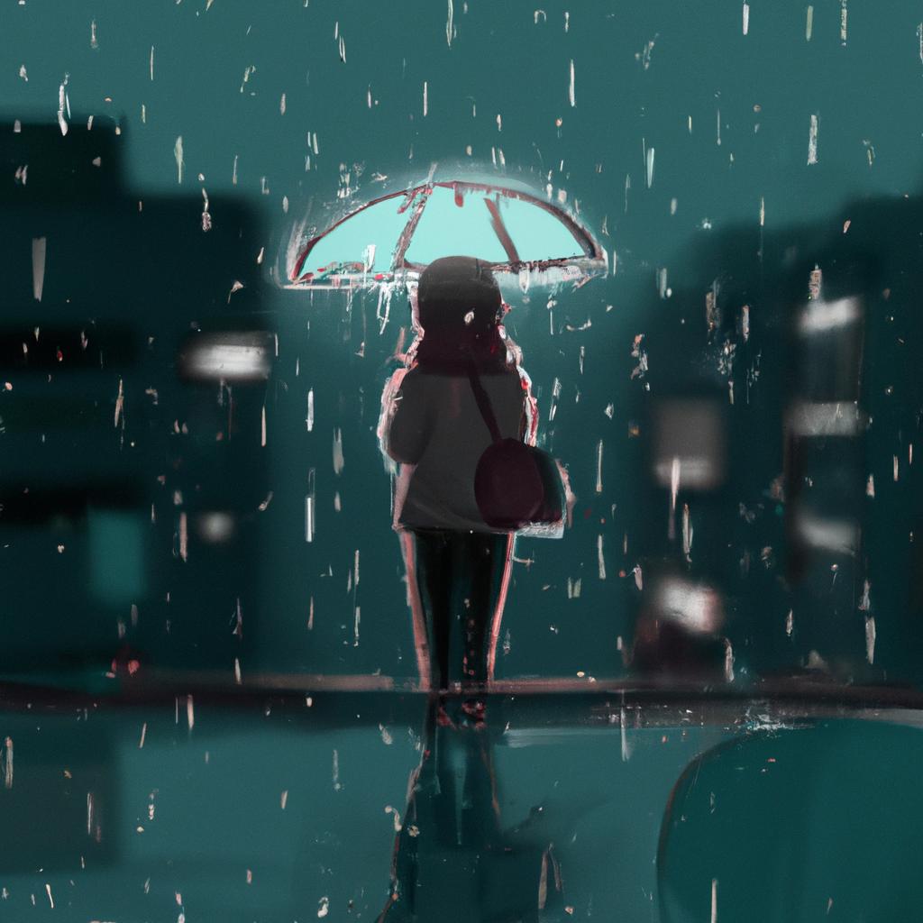 Imagem de capa do post Descubra o Significado de Sonho com Chuva! com um desenho digital
