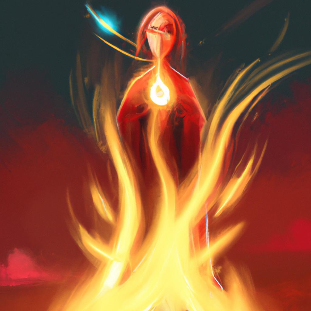 Imagem de capa do post Descubra o Significado do Sonho com Fogo! com um desenho digital
