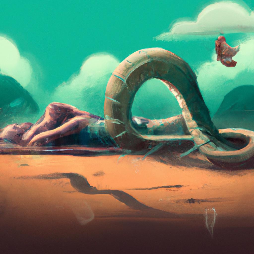 Imagem de capa do post Descubra o Significado da Cobra nos Sonhos! com um desenho digital