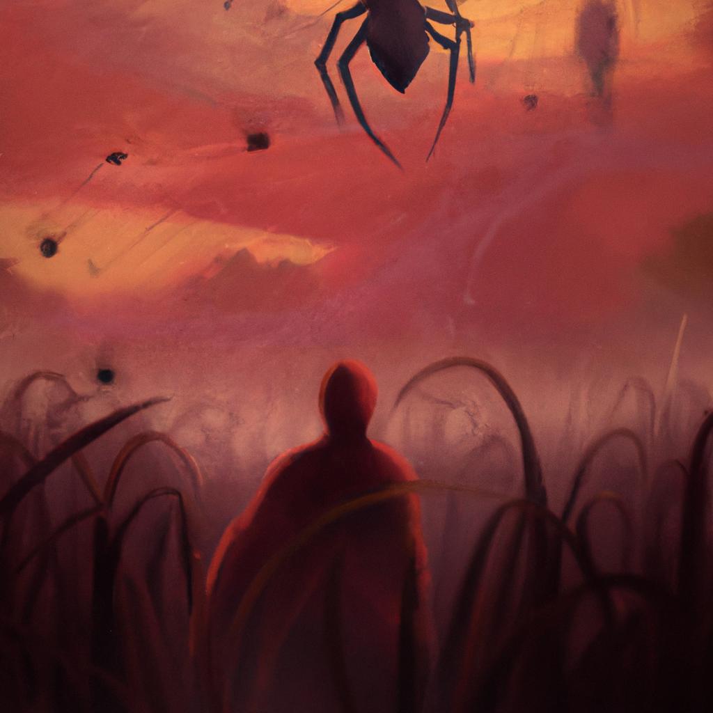 Imagem de capa do post "Descubra o Significado de Sonhar com Aranha: Dicas Incríveis!" com um desenho digital
