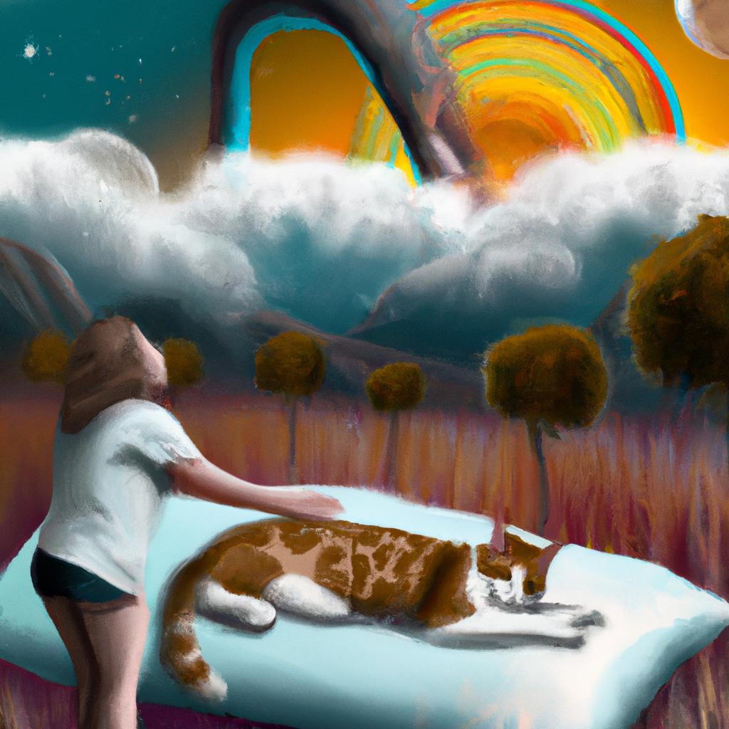 Imagem de capa do post Descubra o Significado de Sonhar com Gato: Um Guia Vira! com um desenho digital