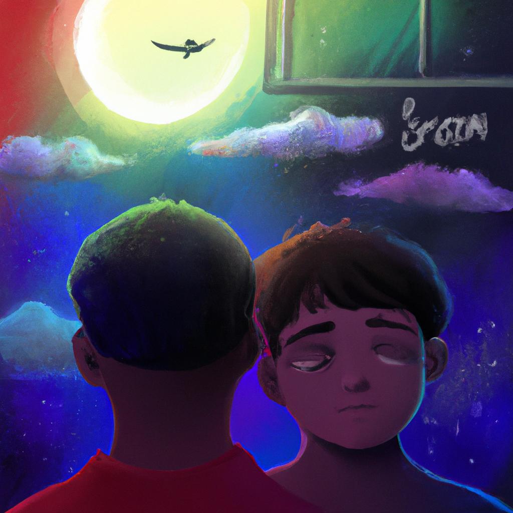 Imagem de capa do post "Sorri e Sonhe: Descubra o Significado de Sonhar Com Irmão!" com um desenho digital