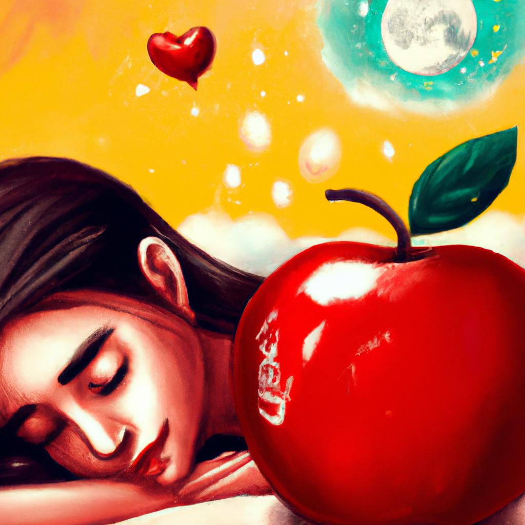 Imagem de capa do post Descubra o Significado de Sonhar com Maçã Vermelha! com um desenho digital
