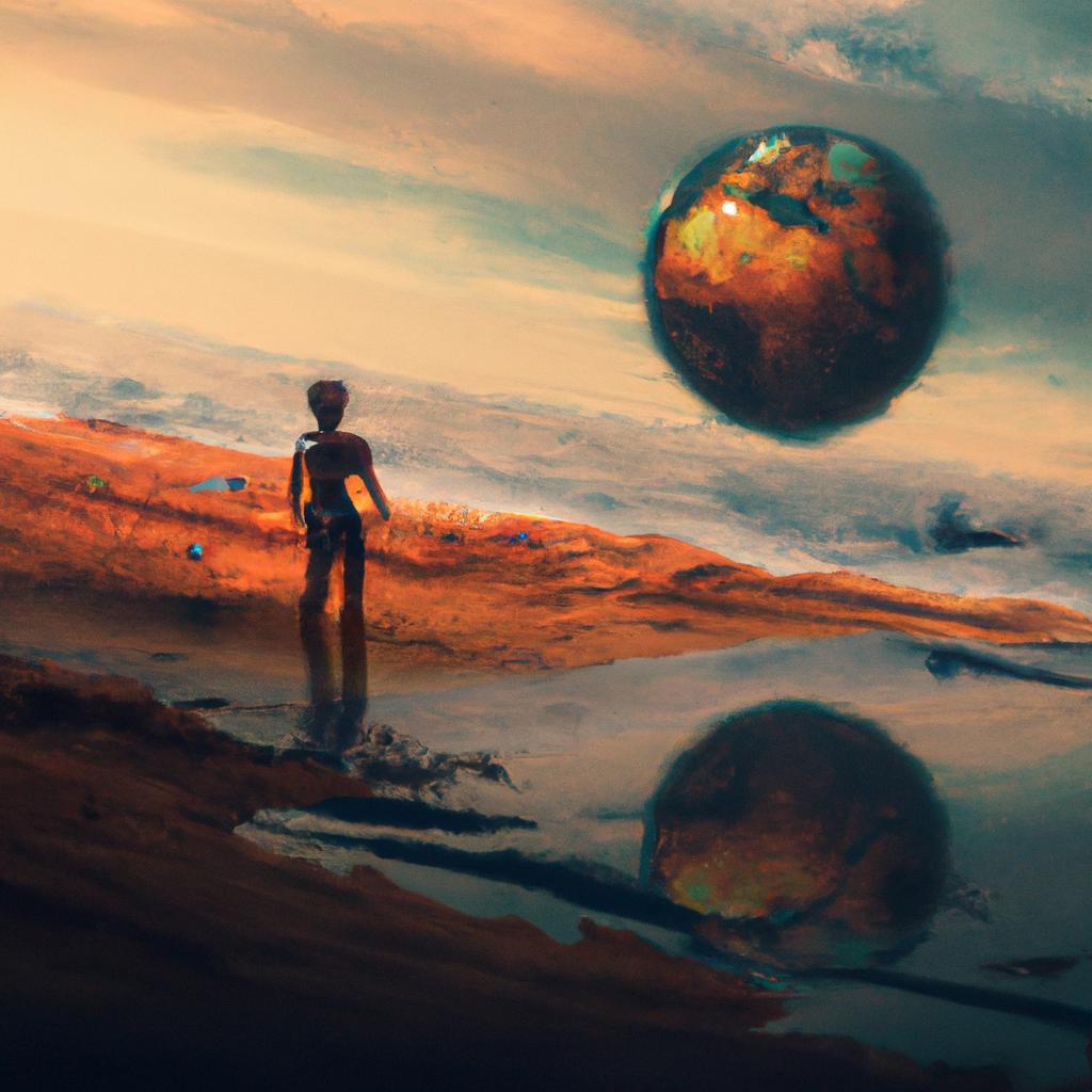 Imagem de capa do post "Sonhar com Terra: Descubra o Significado de Seus Sonhos!" com um desenho digital