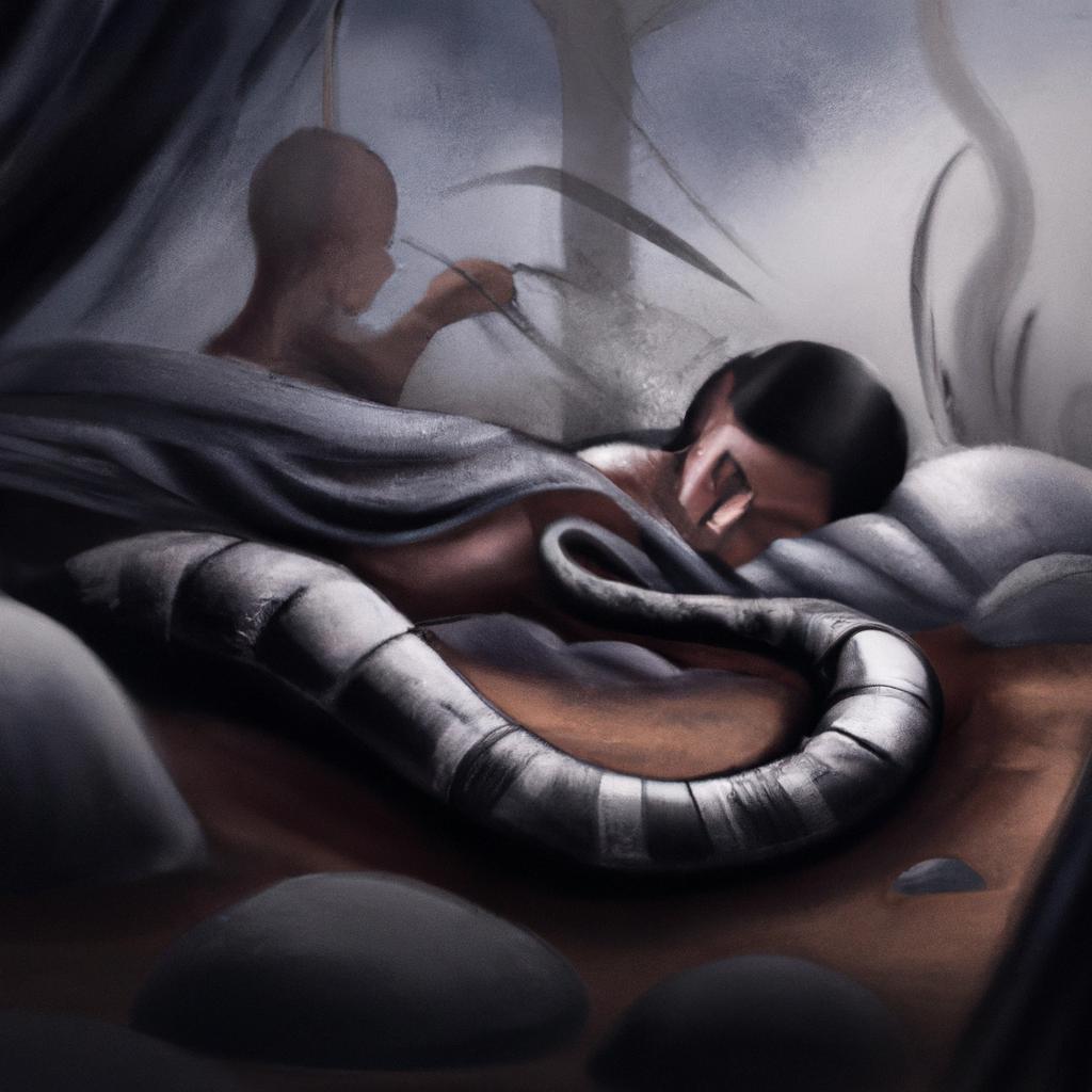 sonha com cobra preta te picando2
