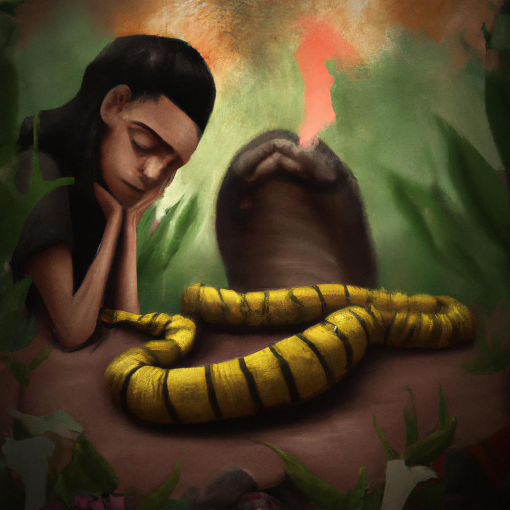 sonha com cobra preta te picando4