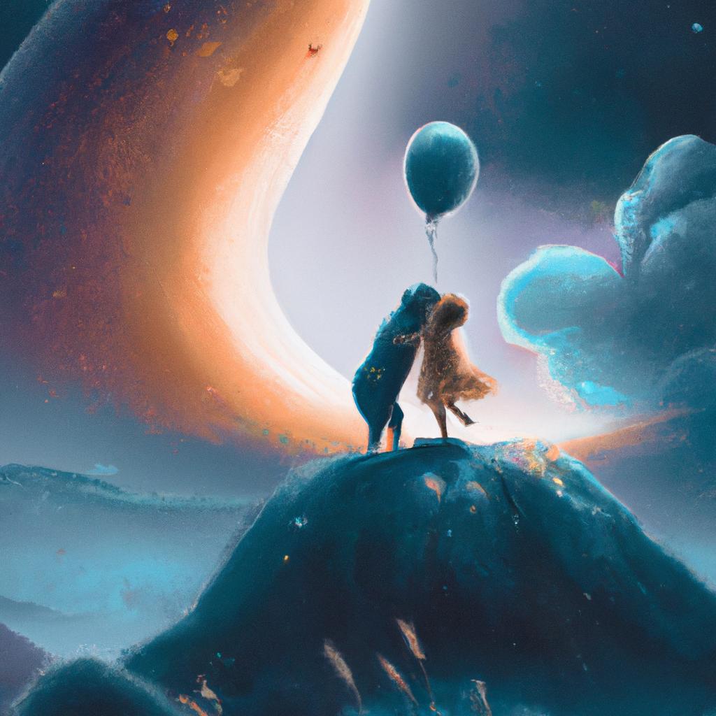 Imagem de capa do post "Sonha com Filha: descubra o significado dos seus sonhos!" com um desenho digital