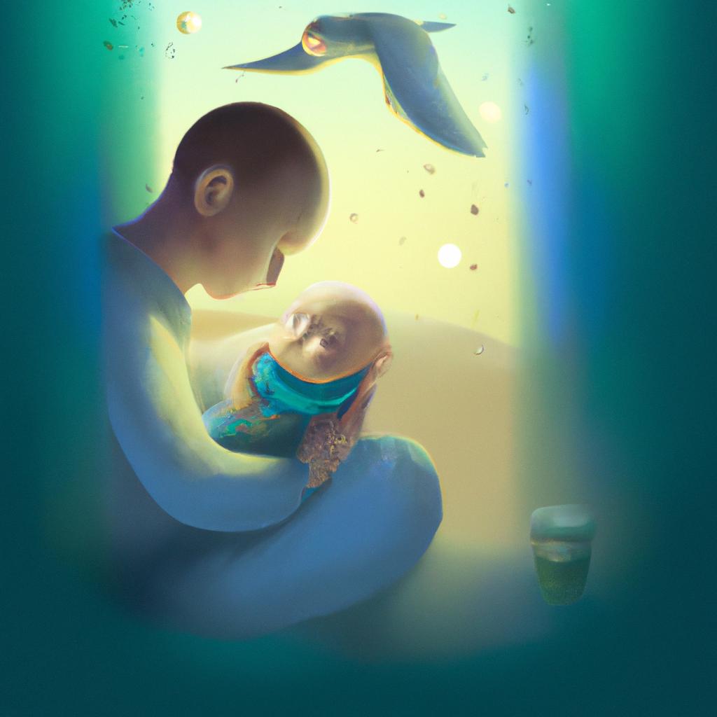 Imagem de capa do post "Significado de Sonhar Amamentando Bebê com Fome: Descubra Agora!" com um desenho digital