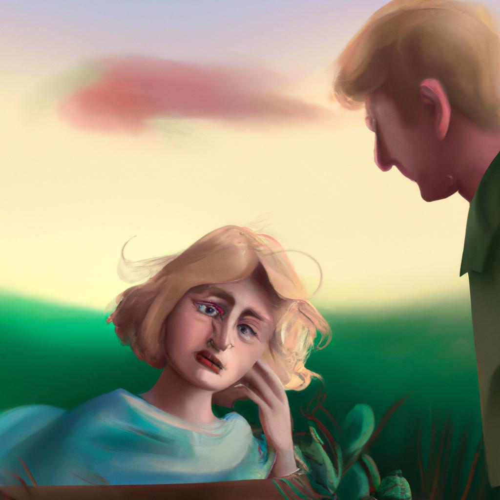 Imagem de capa do post "Descubra o que Significa Sonhar Brigando com o Marido!" com um desenho digital