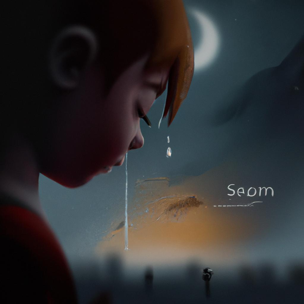 Imagem de capa do post "Sonhar Com A Gente Mesmo Chorando: Descubra o Significado!" com um desenho digital