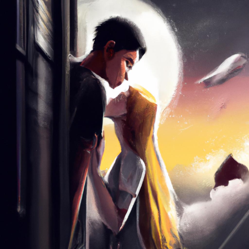 Imagem de capa do post "Sonhar com a Pessoa Amada Beijando Outra: Descubra o Significado!" com um desenho digital