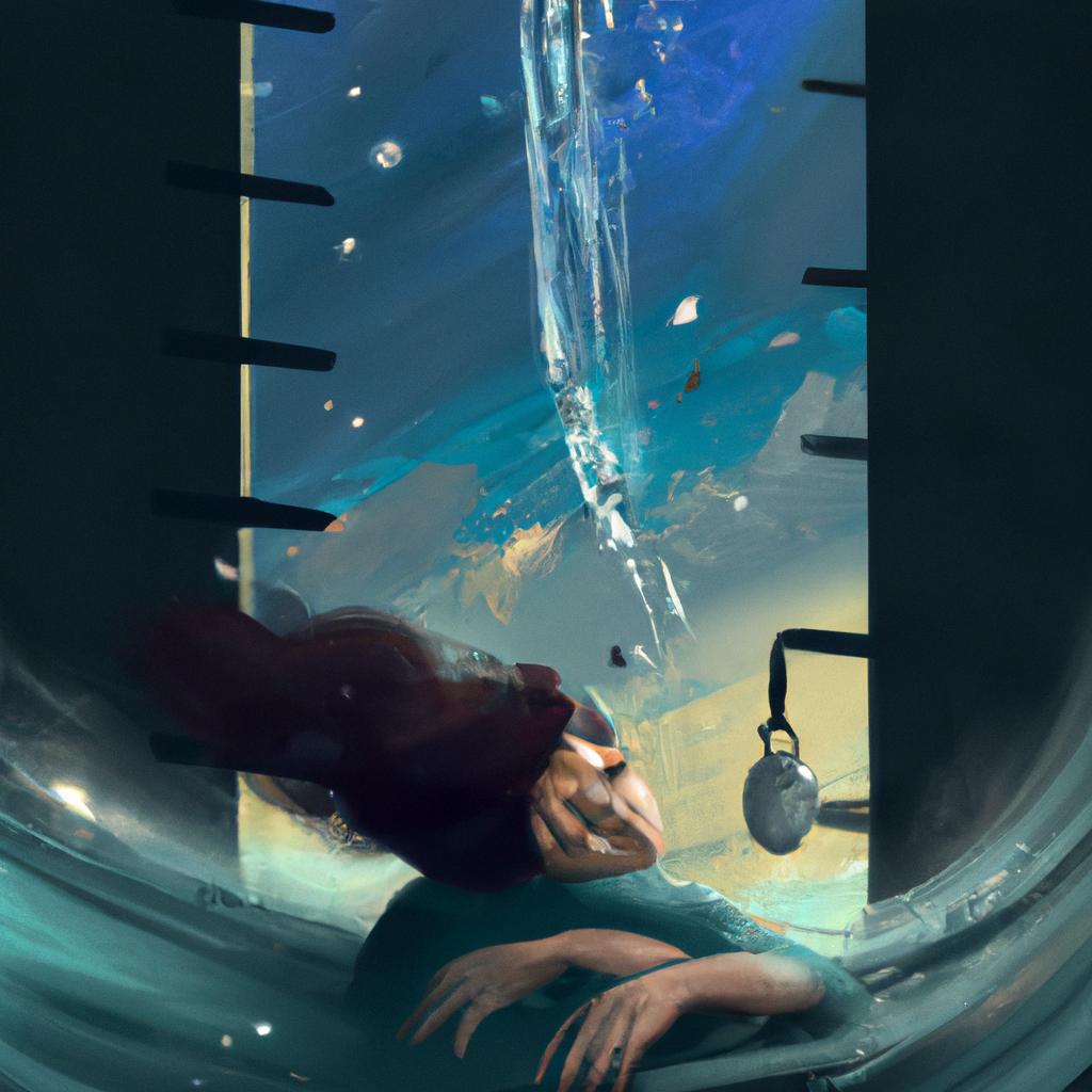 Imagem de capa do post Descubra o Significado de Sonhar com Água Corrente Forte! com um desenho digital