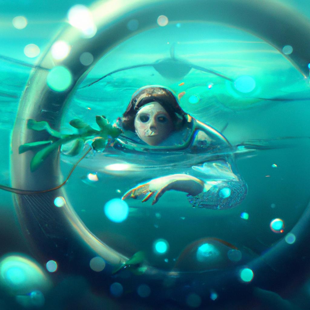 Imagem de capa do post "Sonhar com Água do Mar Suja: Descubra o Significado!" com um desenho digital