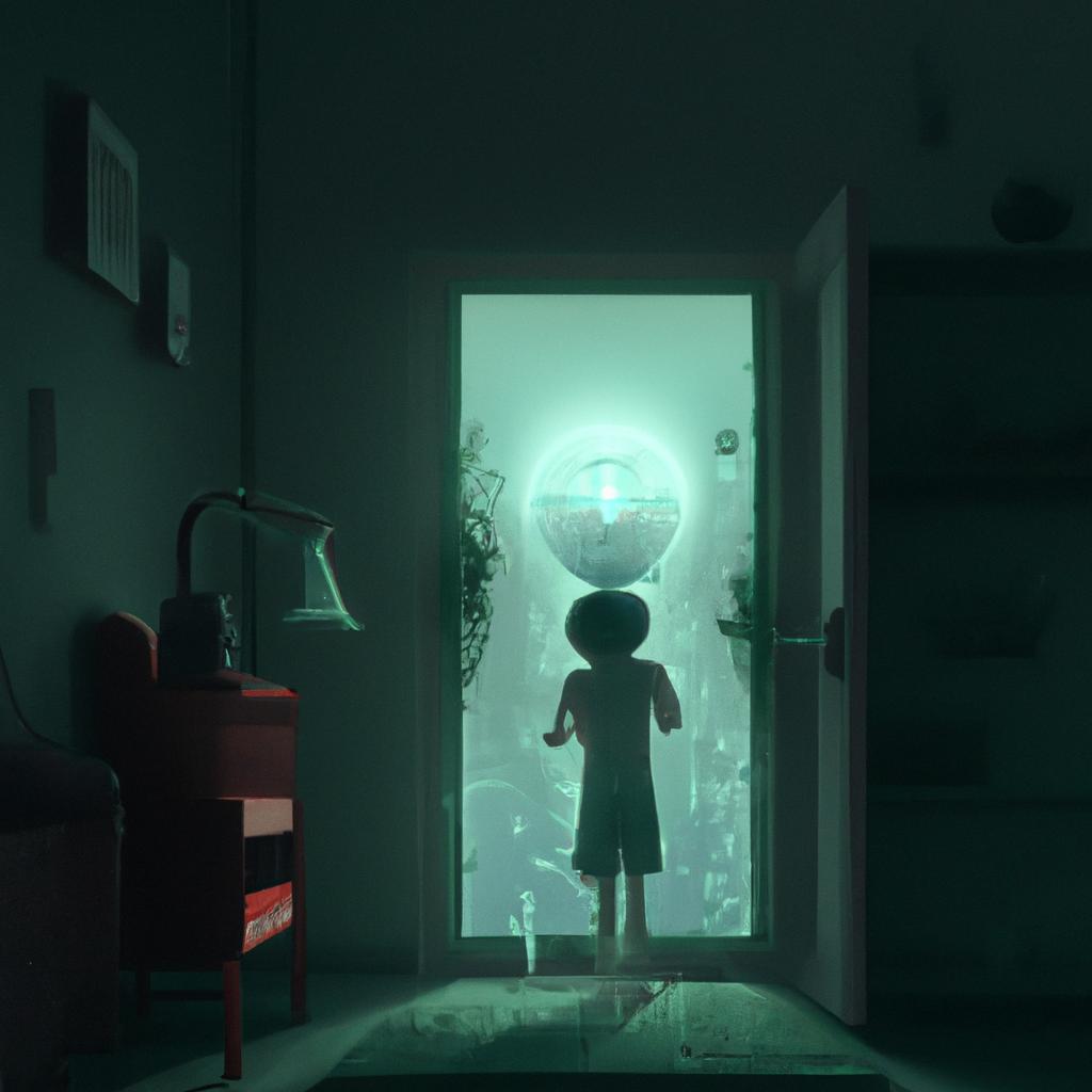 Imagem de capa do post "Sonhar com Água Entrando em Casa: Descubra Seu Significado!" com um desenho digital