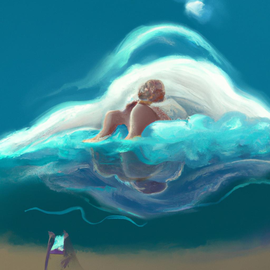 Imagem de capa do post Descubra o Significado de Sonhar com Água Salgada! com um desenho digital