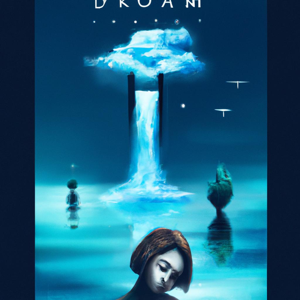 Imagem de capa do post "Sonhar com Água: Descubra o Significado dessa Imagem Onírica!" com um desenho digital