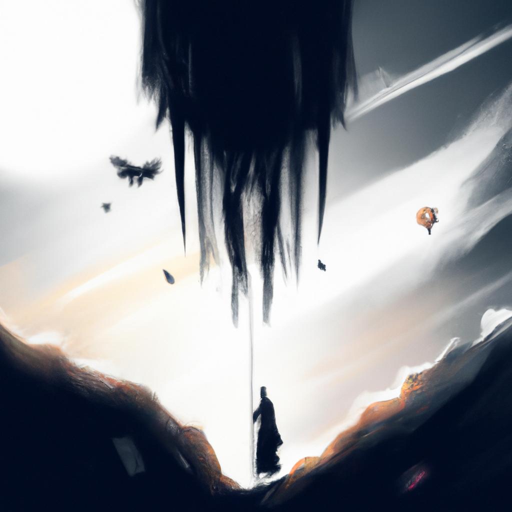Imagem de capa do post "Sonhar com Alma Negra: Revelado o Significado!" com um desenho digital