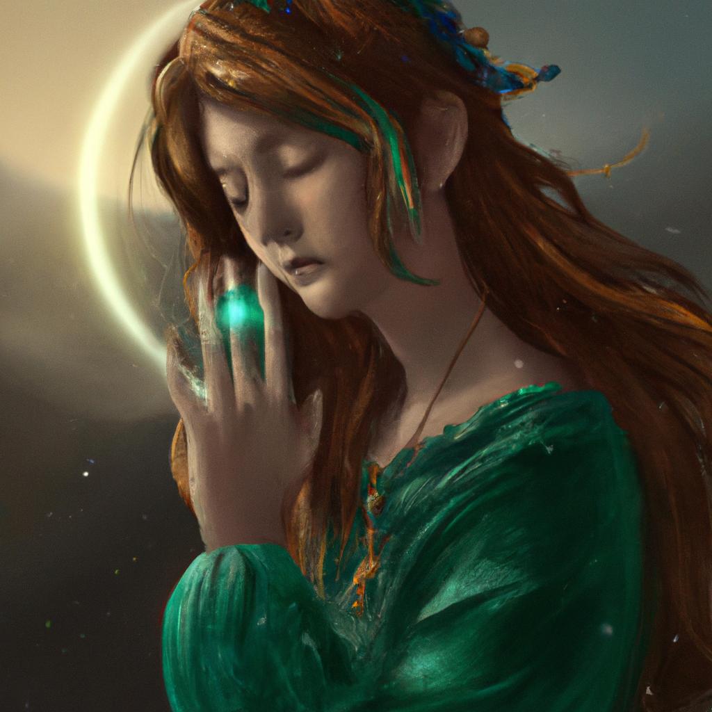 Imagem de capa do post Descubra o Significado de Sonhar com Anel de Esmeralda! com um desenho digital