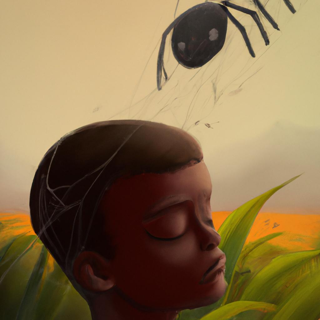 sonhar com aranha na cabeca2