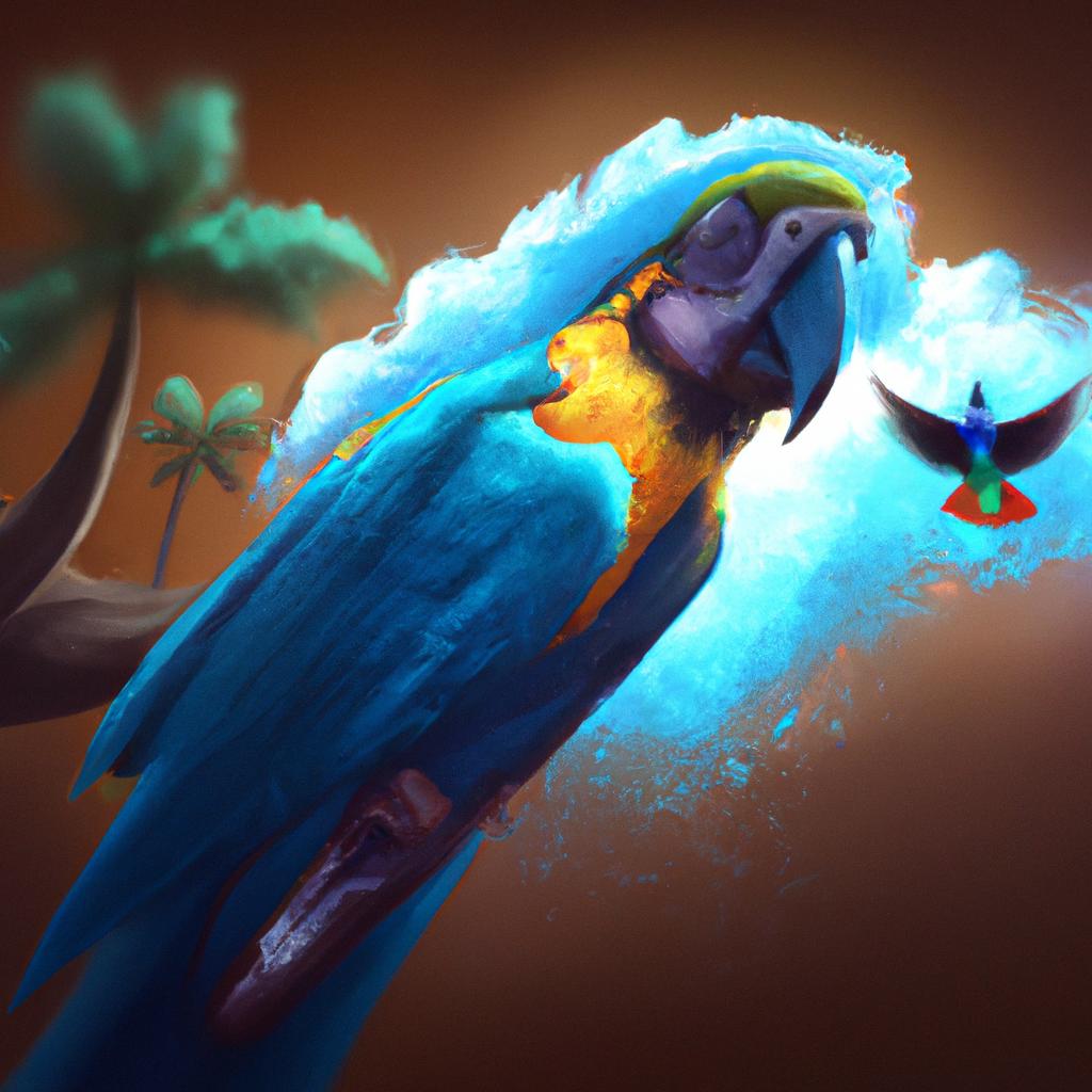 sonhar com arara azul voando4