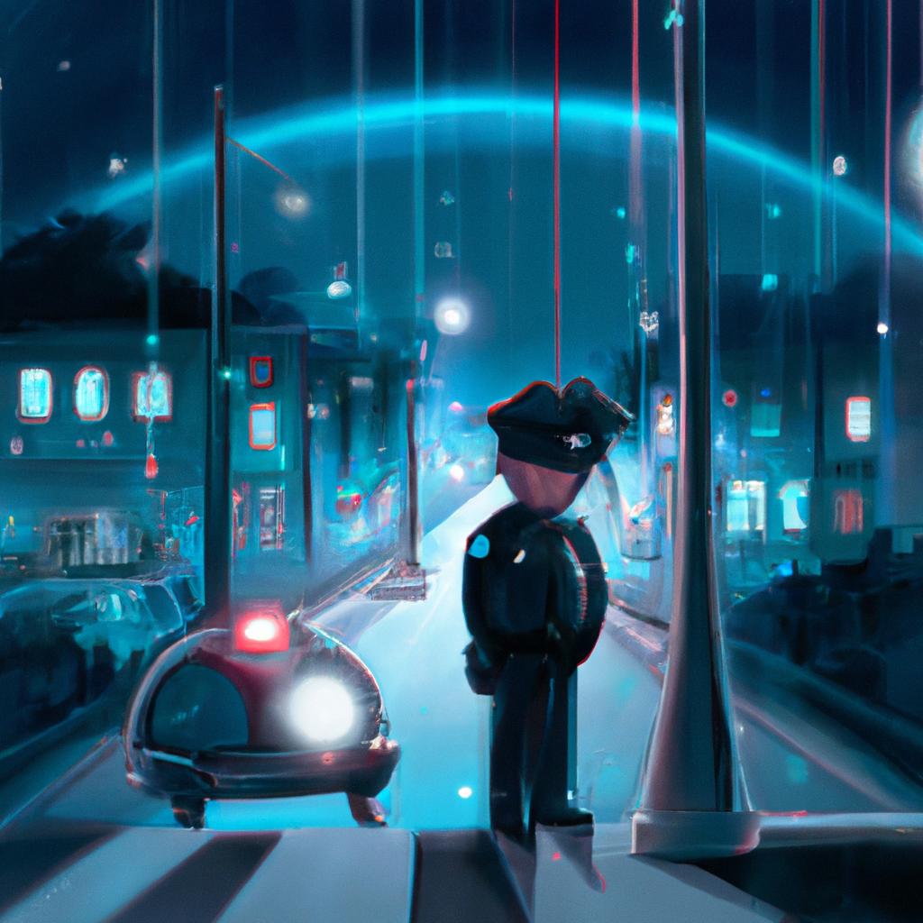 Imagem de capa do post "Descubra o Significado de Sonhar com Autoridade Policial!" com um desenho digital