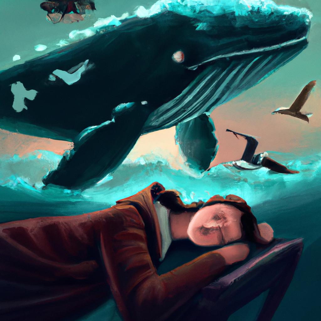 Imagem de capa do post Descubra a Sorte que Sonhar com Baleia Revela! com um desenho digital