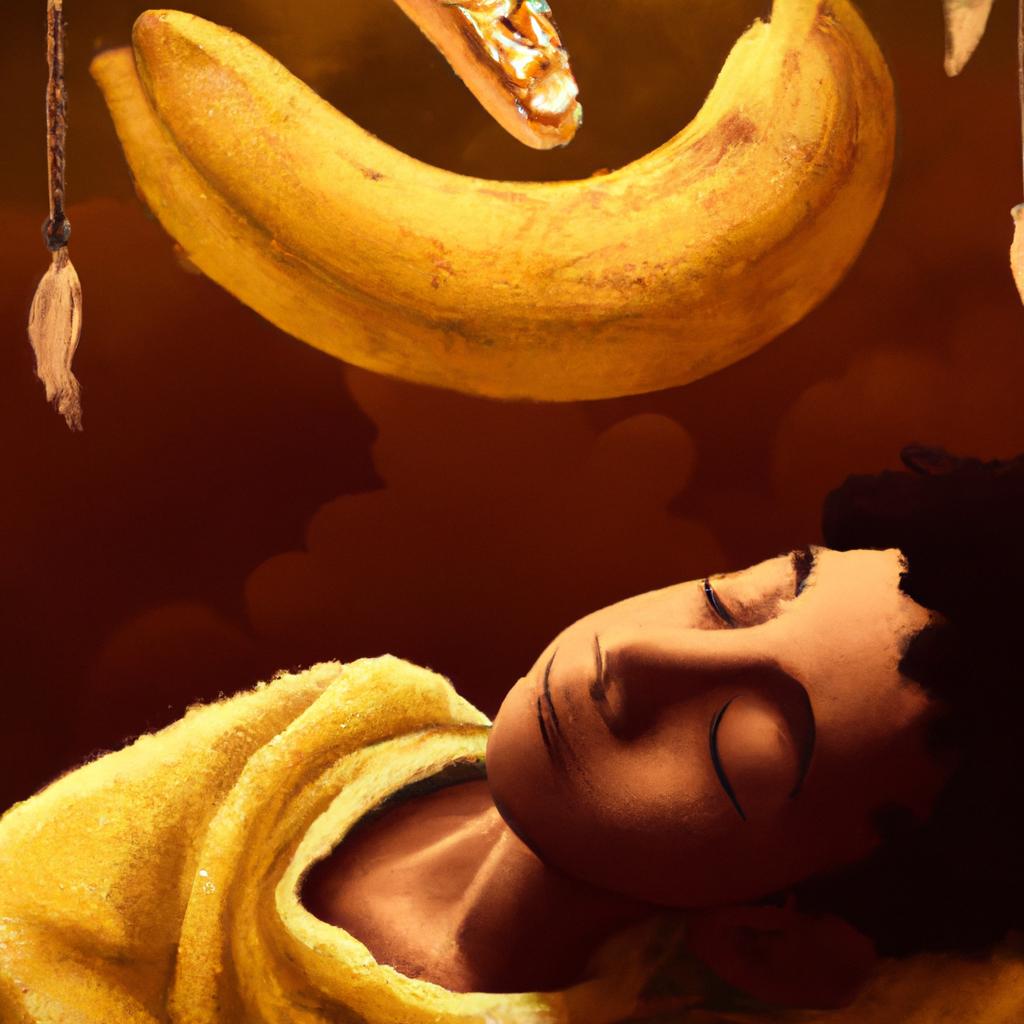 Imagem de capa do post "Sonhar com Banana Frita: Entenda o Significado dos Seus Sonhos!" com um desenho digital