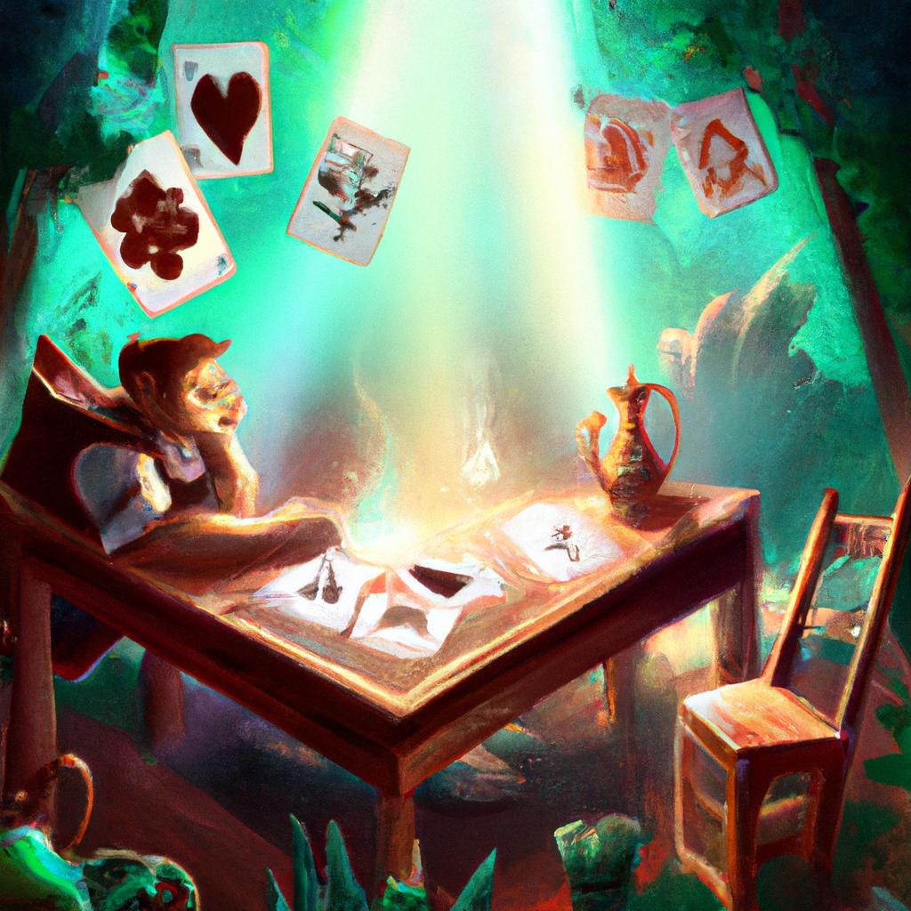 Imagem de capa do post "Descubra o que Significa Sonhar com Baralho Jogo do Bicho!" com um desenho digital