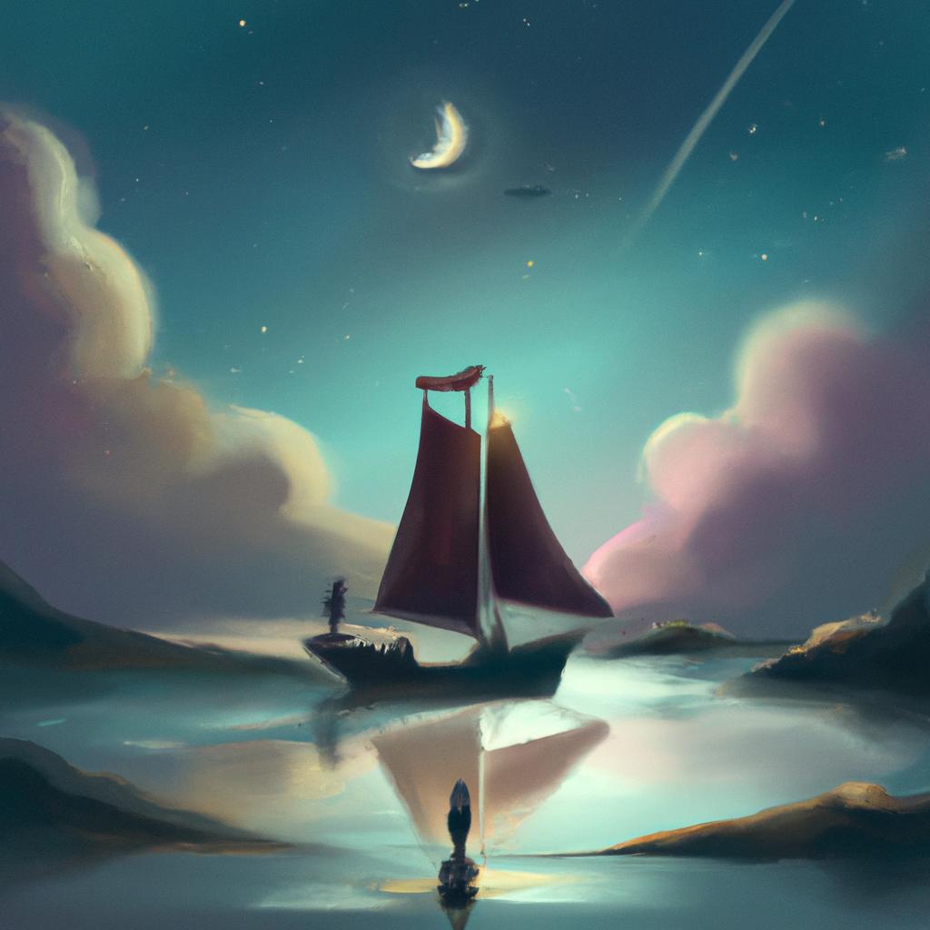 Imagem de capa do post Descubra o que Significa Sonhar com Barco a Vela! com um desenho digital